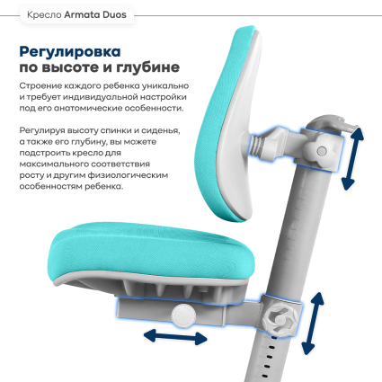 Регулировка по высоте и глубине